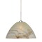 Besa Lighting Tessa Cord Pendant, Mocha, Satin Nickel Finish, 1x75W Incandescent 1JT-420183-SN - alternate 1
